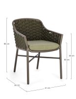 Krzesło obiadowe EVERLY OLIV QS24