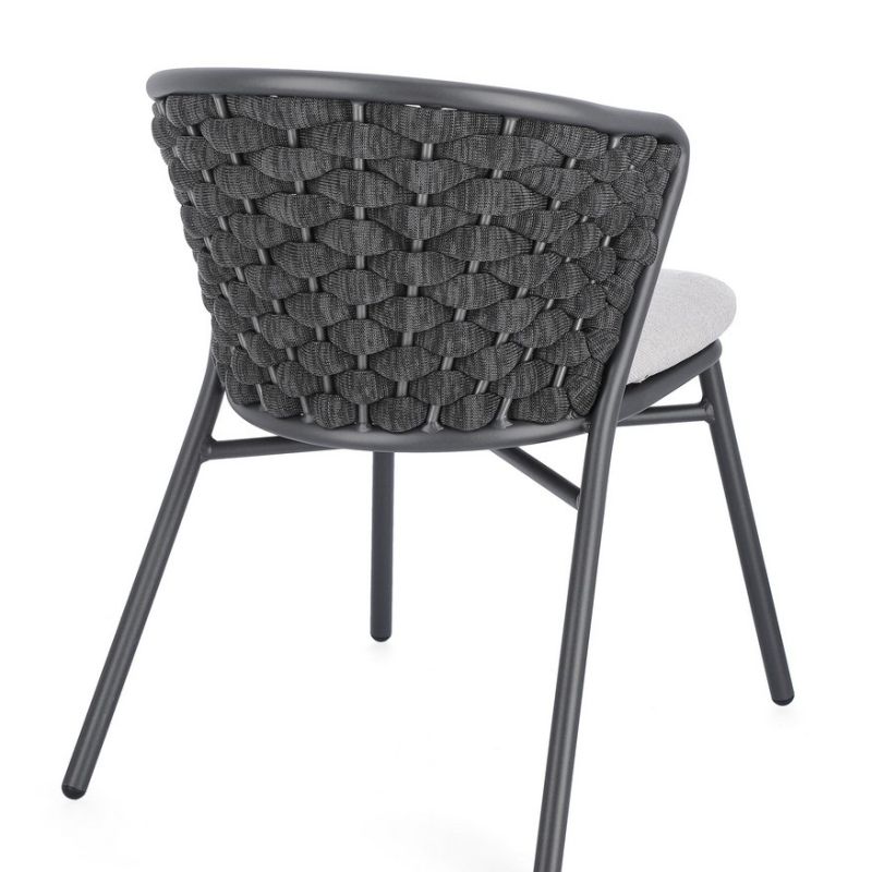 Krzesło obiadowe HARLOW CHARC QS22/GRAPHITE