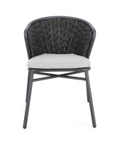 Krzesło obiadowe HARLOW CHARC QS22/GRAPHITE