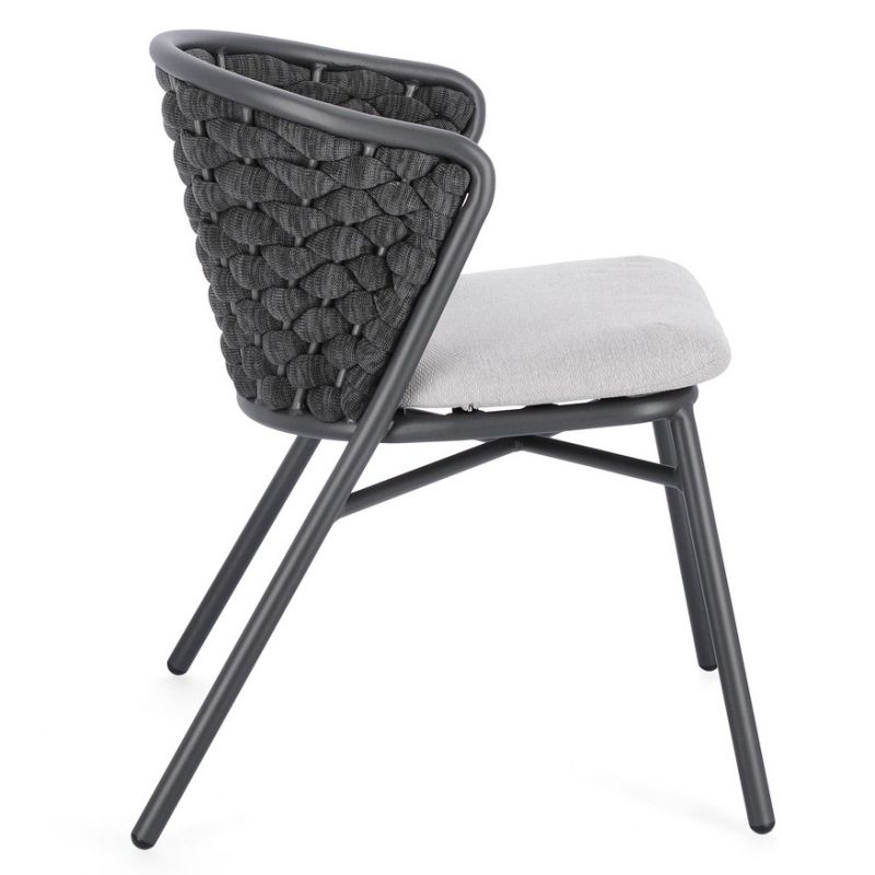 Krzesło obiadowe HARLOW CHARC QS22/GRAPHITE