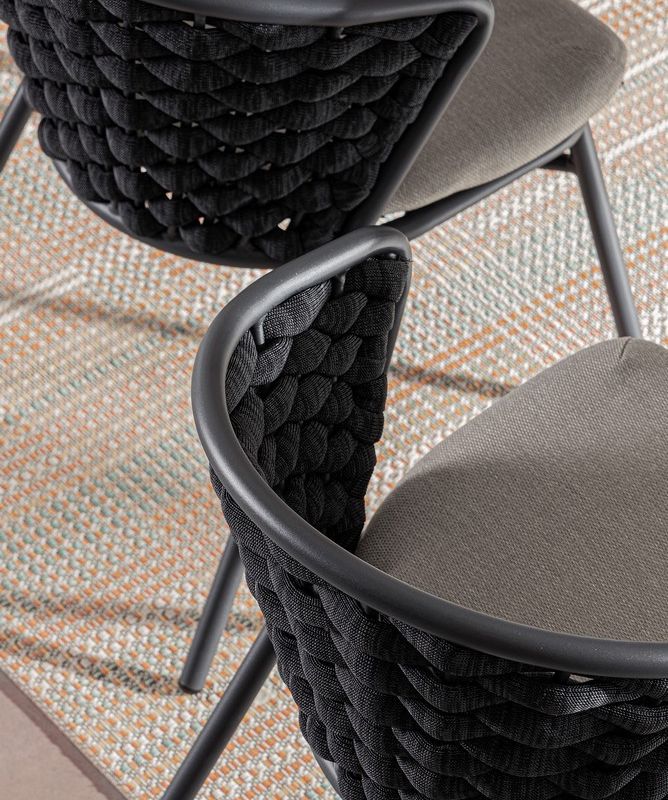 Krzesło obiadowe HARLOW CHARC QS22/GRAPHITE