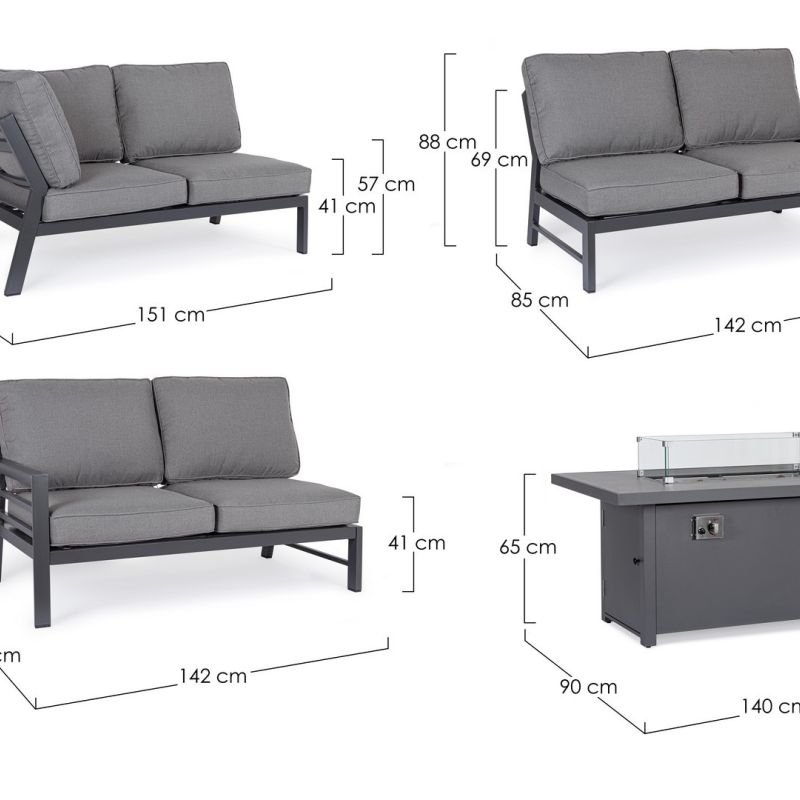Sofa modułowa HENDRIX CHARC