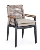 Krzesło obiadowe MADDOX CHARCOAL