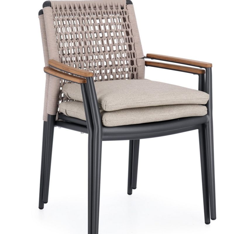 Krzesło obiadowe MADDOX CHARCOAL