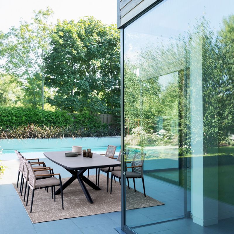 Stół PASCAL CHARCO 200-260x100x76