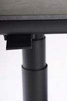 Stół MIGUEL 140x80x51/72 CHARCOAL