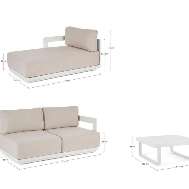 Sofa modułowa MARIEL VAPOR