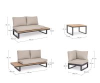 Sofa modułowa ZELMAR CHARC