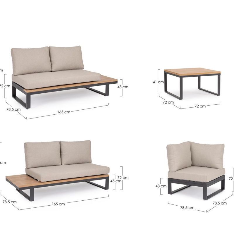 Sofa modułowa ZELMAR CHARC