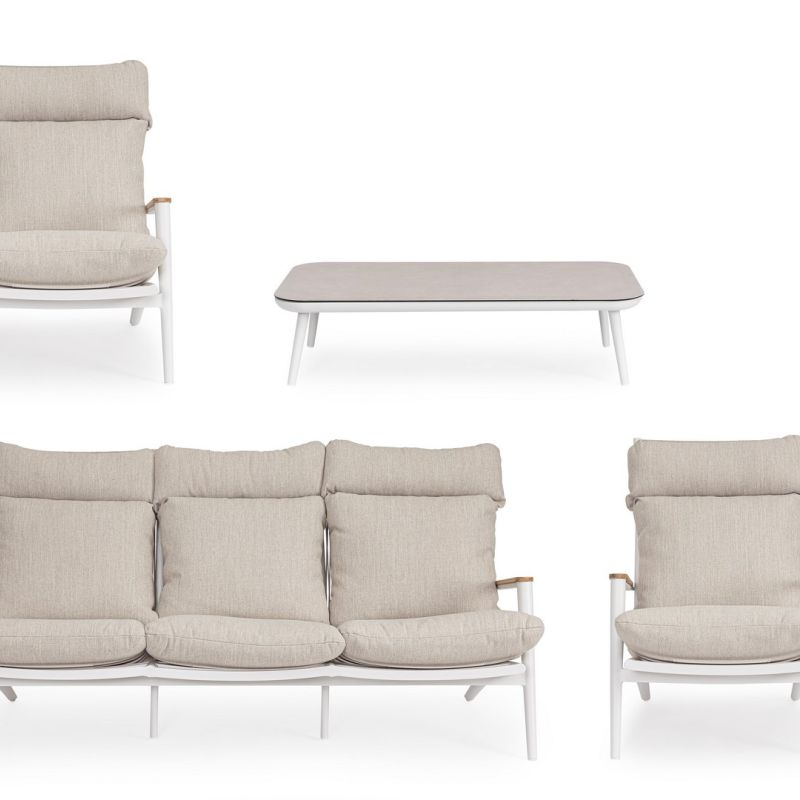 Zestaw kawowy IBISCO WHITE