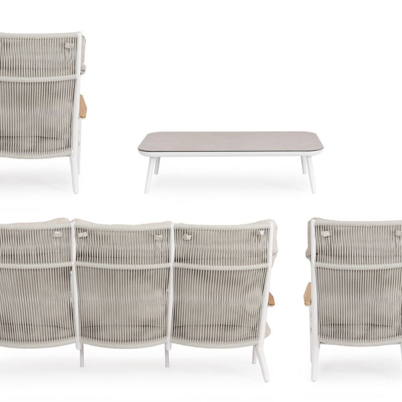 Zestaw kawowy IBISCO WHITE