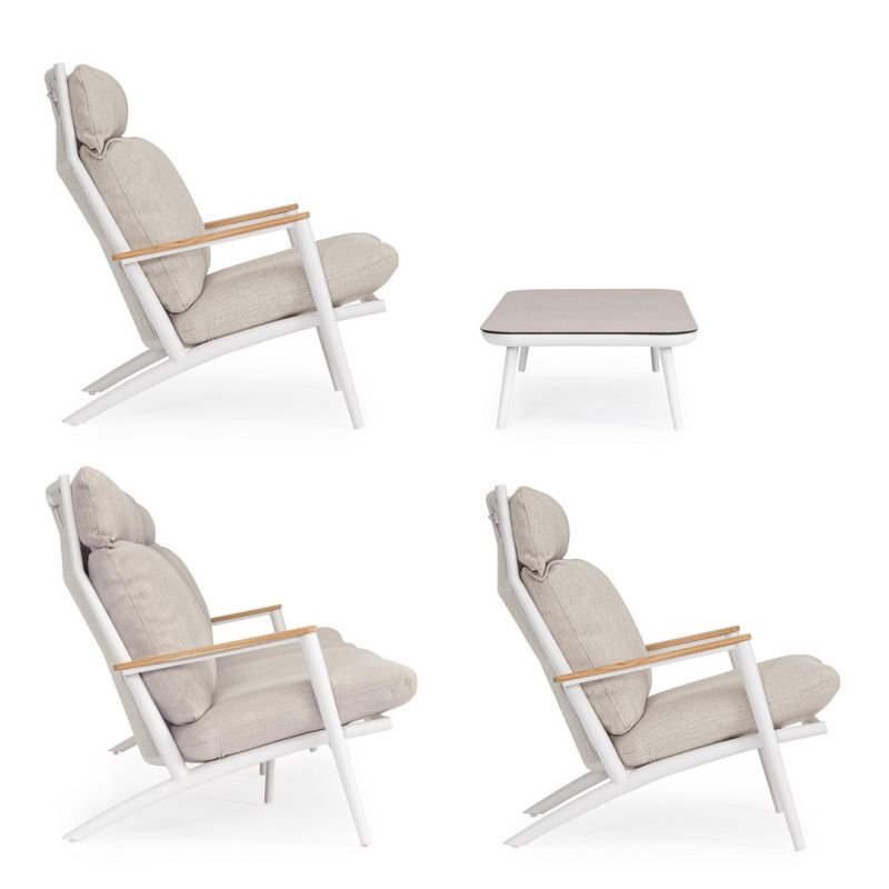 Zestaw kawowy IBISCO WHITE