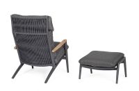 Fotel z podnóżkiem IBISCO LOUNG