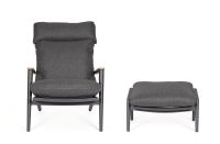 Fotel z podnóżkiem IBISCO LOUNG