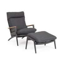 Fotel z podnóżkiem IBISCO LOUNG
