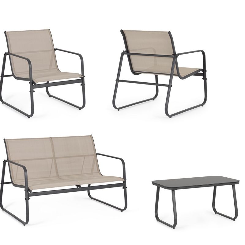 Zestaw kawowy GONZALO TAUPE