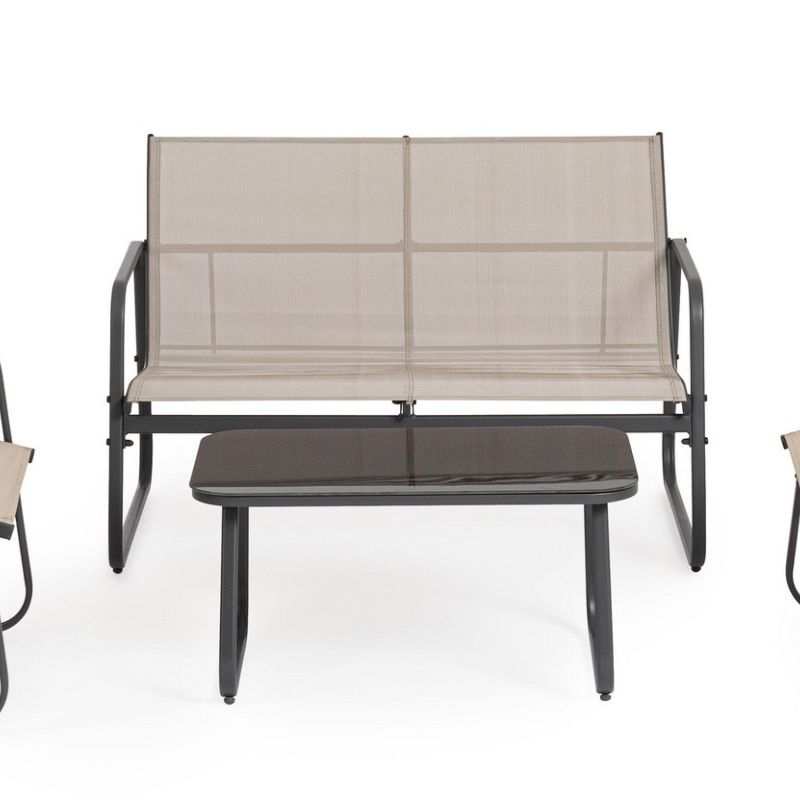 Zestaw kawowy GONZALO TAUPE