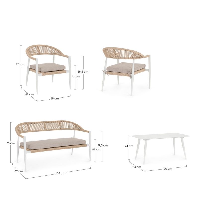 Zestaw kawowy JANDIA