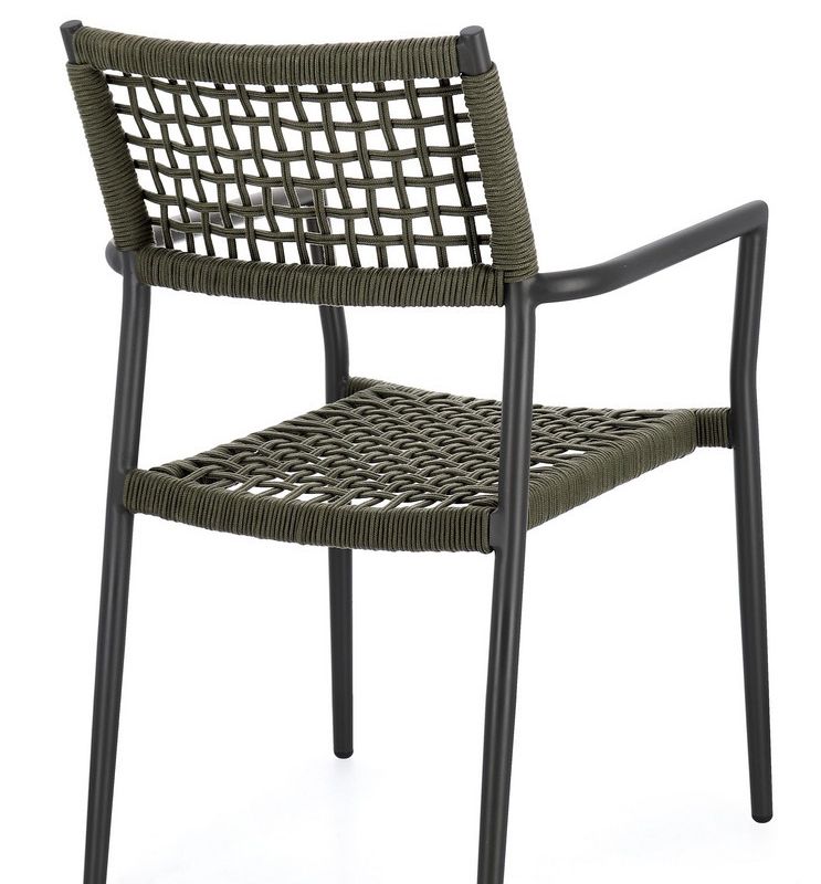 Krzesło obiadowe CALETA CHARC/GREEN