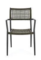 Krzesło obiadowe CALETA CHARC/GREEN