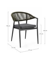 Krzesło obiadowe MILLOR CHARCJA