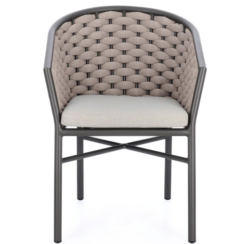 Krzesło obiadowe MARGALIDA CHARC/KHAKI