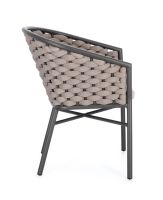 Krzesło obiadowe MARGALIDA CHARC/KHAKI