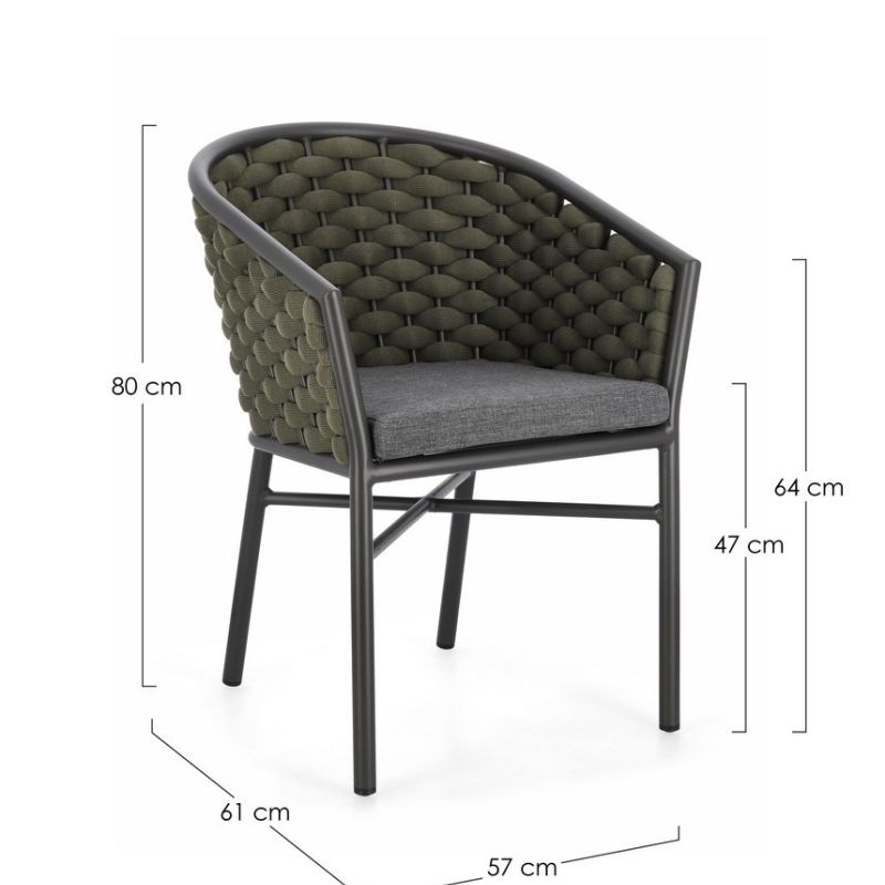 Krzesło obiadowe MARGALIDA CHARCJA60/GREEN