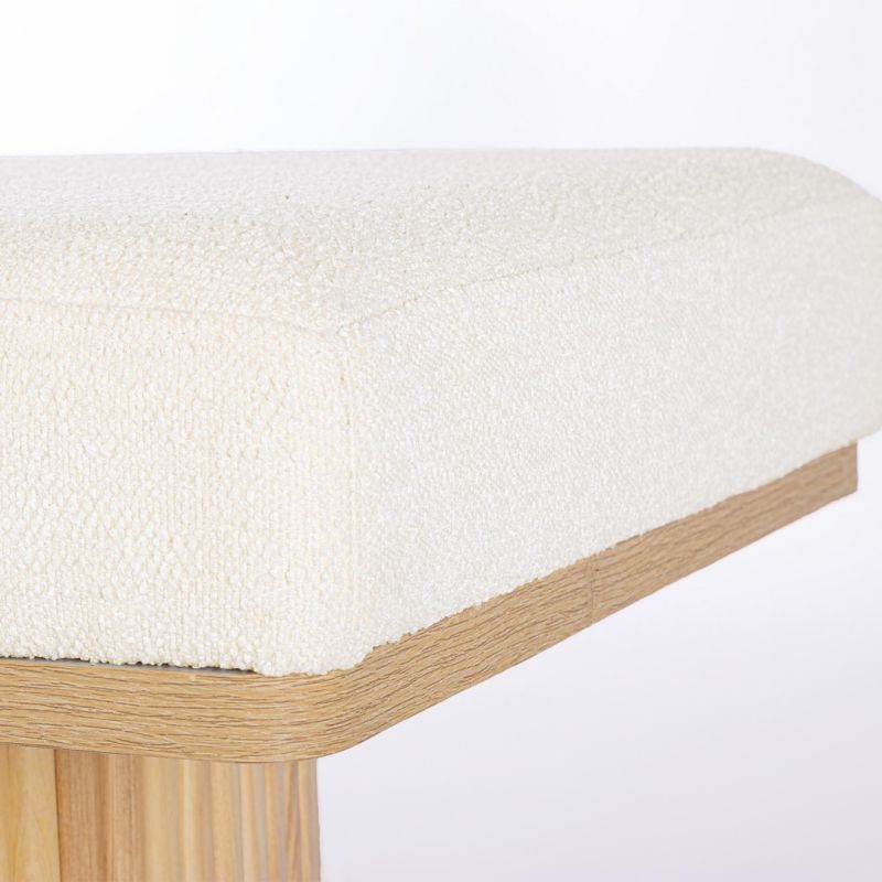 Pufa FLORIANA NAT-WHITE BOUCLE'