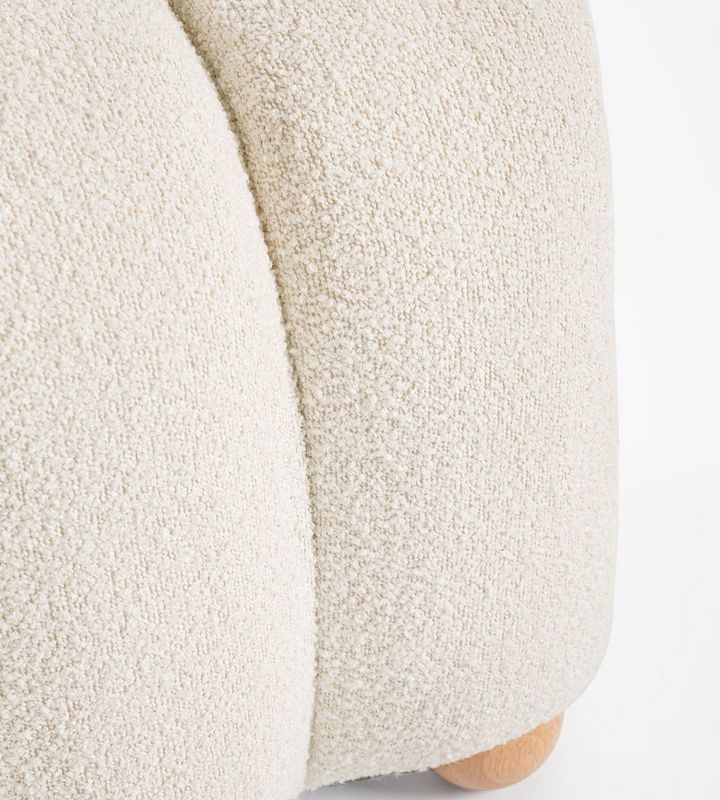 Pufa ZORA BOUCLÉ 2-SEATS