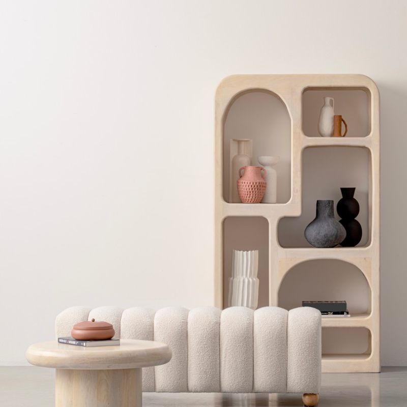 Pufa ZORA BOUCLÉ 2-SEATS