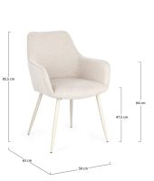 Krzesło obiadowe CORA