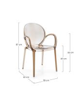 Krzesło obiadowe CAMILLA COFFEE