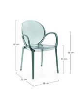 Krzesło obiadowe CAMILLA COFFEE