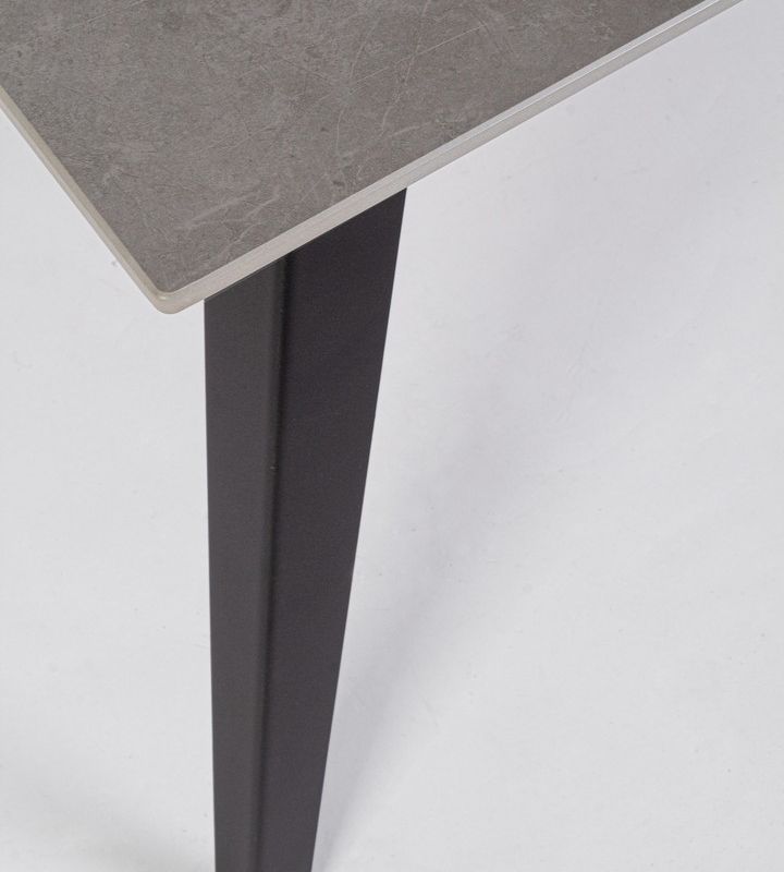 Stół jadalniany ARJETA WHITE/BLACK TABLE 140x80x76h