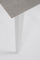 Stół jadalniany ARJETA WHITE/BLACK TABLE 140x80x76h