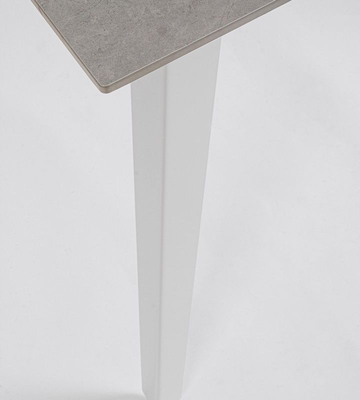 Stół jadalniany ARJETA WHITE/BLACK TABLE 140x80x76h