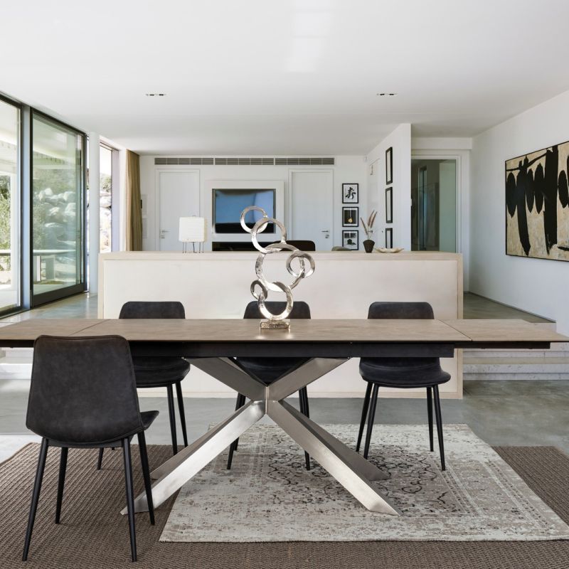 Stół jadalniany ARZACHEL 160-240x90x76h