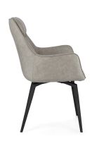 Fotel LAWRENCE CHARCOAL/TAUPE