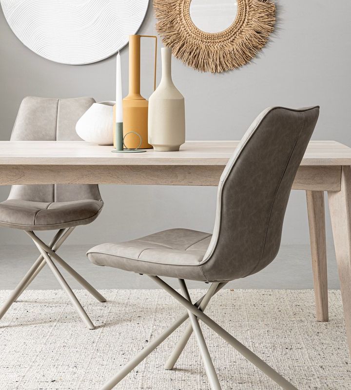 Krzesło KEPLER CHARCOAL/TAUPE