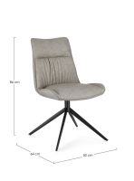 Krzesło JORDAN TAUPE/GREY