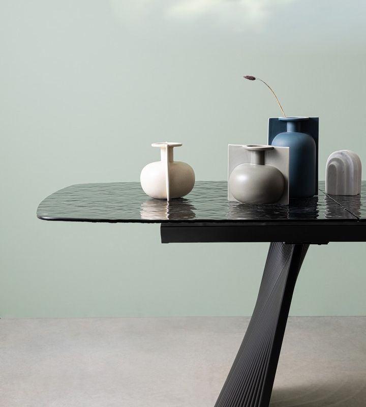 Stół jadalniany OLIVER GLASS 180-220x90x75h