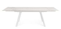 Stół jadalniany  JARKKO BLACK/WHITE EXT 160-240X90