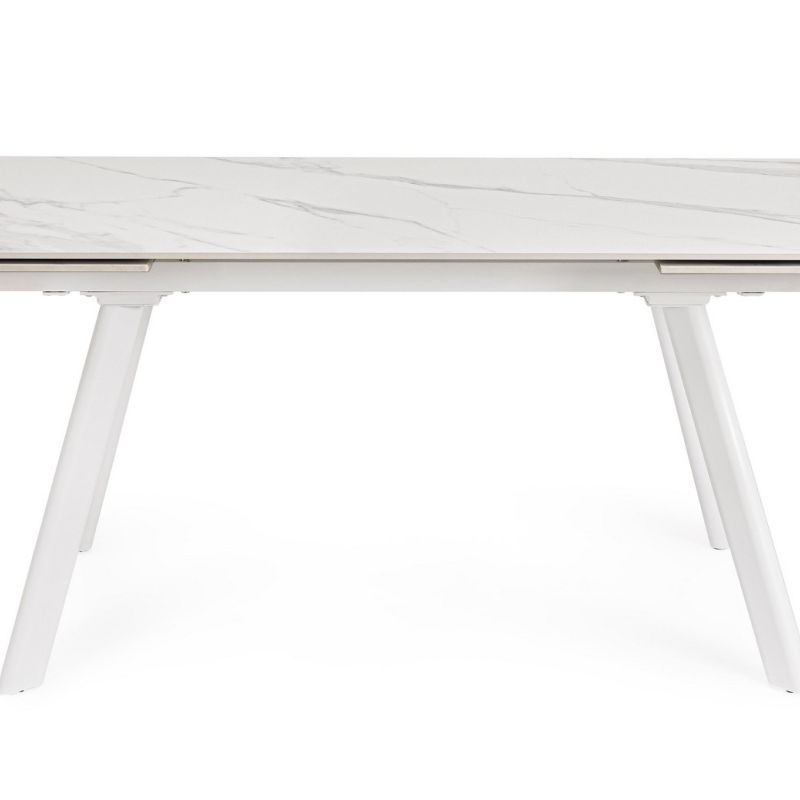 Stół jadalniany  JARKKO BLACK/WHITE EXT 160-240X90