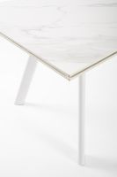 Stół jadalniany  JARKKO BLACK/WHITE EXT 160-240X90