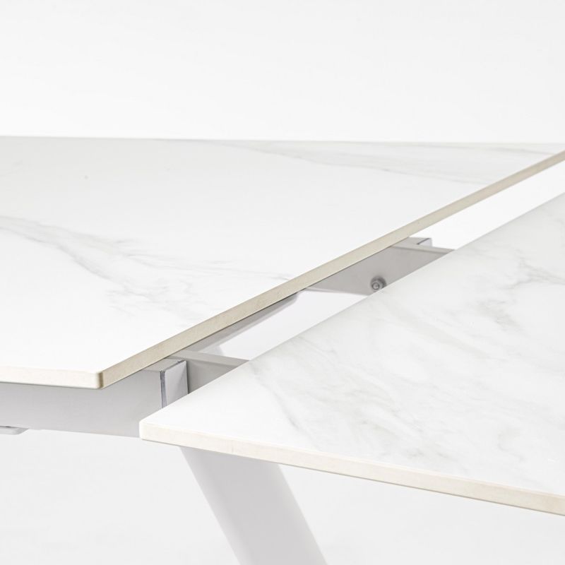 Stół jadalniany  JARKKO BLACK/WHITE EXT 160-240X90