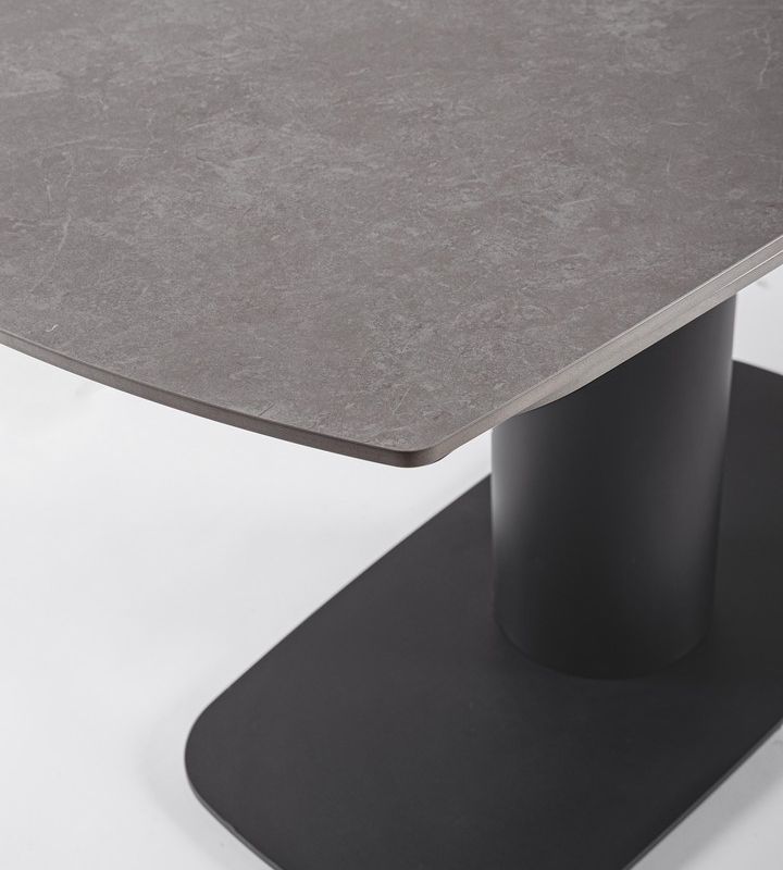 Stół jadalniany  JEREMIAS Black/White 140-200X80