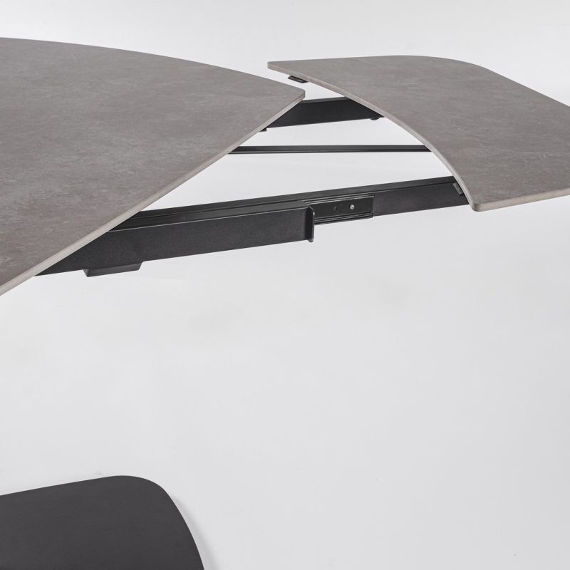 Stół jadalniany  JEREMIAS Black/White 140-200X80