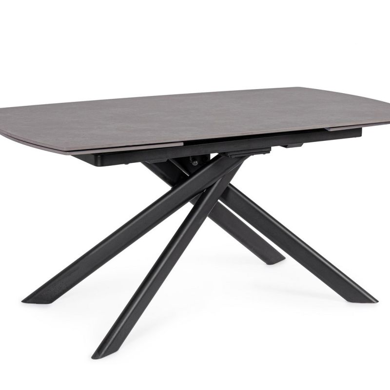 Stół jadalniany JOAKIM White/Black 160-240X90