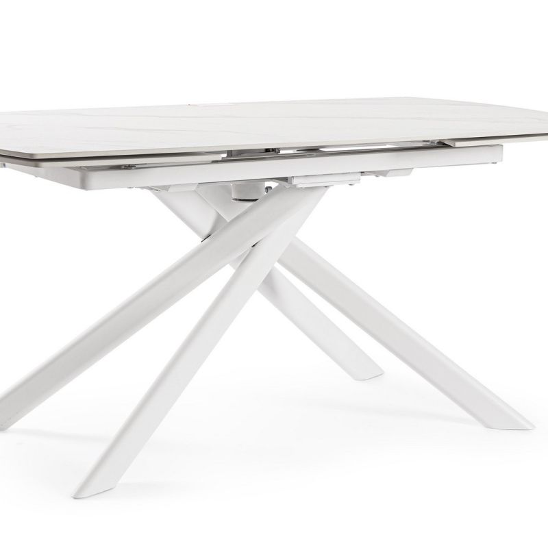 Stół jadalniany JOAKIM White/Black 160-240X90